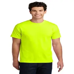 Gildan&reg; Heavy Cotton Short Sleeve Crewneck T-Shirt Safety Green