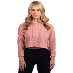 Next Level&reg; Apparel Ladies Pullover Hooded Sweatshirt DESERT PINK