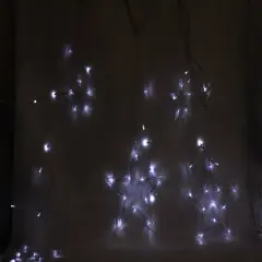 Perfect Holiday 138 LED Star Curtain Light White