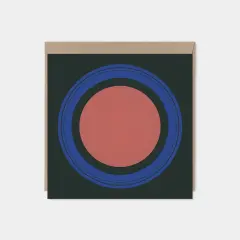 Modern Circle Square Art Card II