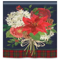 Christmas Bouquet Flag 2 Sided Decorative Banner