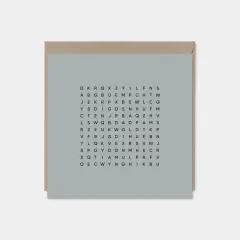 Best Dad Ever Square Word Search Card IV