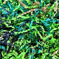 Tree Buddees 1 Pound of Dinosaur Themed Crinkle Paper Shred for Easter Grass, Gift Baskets and Packaging