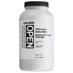 Golden Open Acrylic Medium - Matte, 32 oz jar