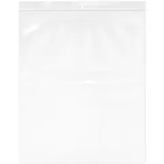 Plymor 10" x 12", 4 Mil with Hang-Hole Heavy Duty Zipper Reclosable Plastic Bags