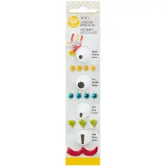 Decorating Tip Set-Nested Round, Star, Leaf & Petal