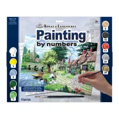 PAL11 | Painting by numbers&trade; 13pc 11.25" x 13.375" Duck Feeding Painting Project