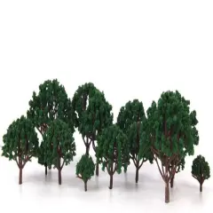 20pcs Model Scenery Tree Yellow Scenery Layout Landscape Trees Model Trees Model Scenery Landscape Trees