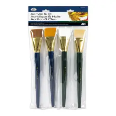 RSET-9201 | 4pc Combo Jumbo Flat Brush Set