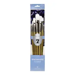 RSET-4520 | Snowhite&trade; 7pc Oil & Acrylic Filbert Brush Set