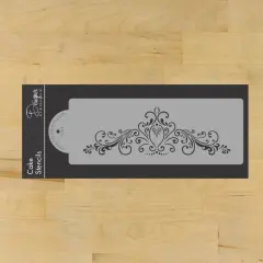 Small Princess Lace Cake Stencil | C801 by Designer Stencils | Cake Decorating Tools |