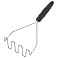 Chef Craft Select Stainless Steel Wire Hand Masher - Great for Mashed Potatoes, Avocado, Beans and More