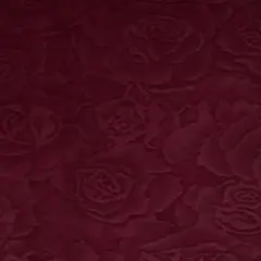 Cuddle 3 Extra Wide Rose Burnout Limited Edition Merlot Fabric per yard