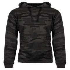 Burnside&reg; Men's Fleece Pullover BLACK CAMO/ BLK