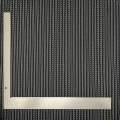1 Yard Stripe Liverpool Knit Fabric for Apparel, Home Decor, Dresses and Tops Stretch 58"-60" Width Black