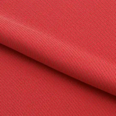 1 Yard Two Tone Rib Nylon Polyester Spandex Fabric, 36" x 55" Wide Poppy Red/Cvan