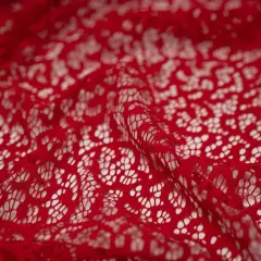 1 Yard Gabrielle Stretch Lace Fabric 58/60" Wide Red