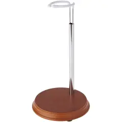 Bard's 54-0053 Chrome and Wood Doll Stand, Fits 17 to 22 inch Slim Waist Dolls, Waist is 1.25 to 2.25 inches Wide