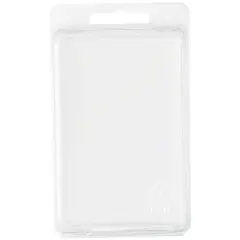 Collecting Warehouse Clear Plastic Clamshell Package / Storage Container, 3.81" H x 2.56" W x 1.88" D