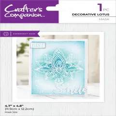 Crafter's Companion Mask-Decorative Lotus