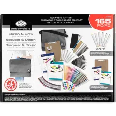 FA-59962 | Sketch & Draw Artist Satchel Art Set 165pc