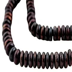 The Bead Chest Antiqued Copper Smooth Rondelle Beads (3x6mm)