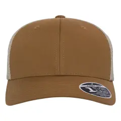 Flexfit&reg; Adult Adjustable Mesh Cap CARAMEL/KHAKI