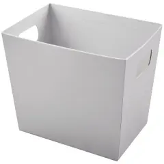 Pack/3: Silver Metallic Baskety Tray - 14 x 9 x 6"
