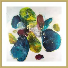 Interpretations II by Joyce Combs Wood Framed Wall Art Print