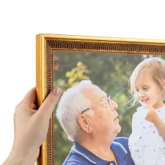 ArtToFrames 5x7 Inch Picture Frame, This 1.00 Inch Custom Wood Poster Frame is Available in Multiple Colors, Great for Your Art or Photos - Comes with Regular Glass and Corrugated Backing (A54AJ)