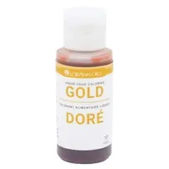 Gold Liquid Food Coloring 1 Ounce for Baking and Decorating