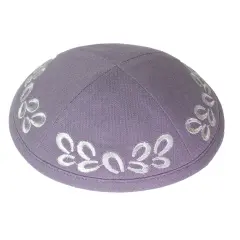 KippahPurplish Grey Linen