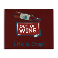 Stupell Industries Out Of Wine Bottle Canvas Wall Art Design by LIC