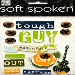 Me & My Big Ideas Tough Guy Dimensional Stickers