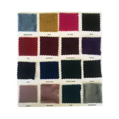 Kitcheniva Stretch Velvet Fabric Polyester Solid Plain Pattern By Yard Crafts Navy