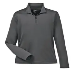 Team&reg; Youth Zone Performance Quarter-Zip Sport Graphite