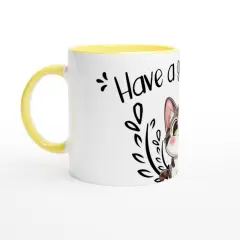 Have a great day Cat Mug White 11oz Ceramic Mug