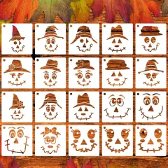 Fall Stencils Scarecrow Stencil 3inch Reusable Fall Stencils