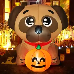 5 FT Halloween Inflatables Dog Outdoor Yard Decorations