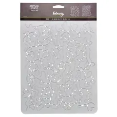 Fabany Quilting Stencils - Allover Loopy Stipple Combo 2PC, 11.75" x 8.5"