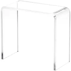 Plymor Clear Acrylic Vertical Rectangular Display Riser, 3" H x 3" W x 1.5" D (3/32" thick)