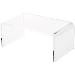 Plymor Clear Acrylic Rectangular Display Riser, 3" H x 7" W x 4" D (1/4" thick)
