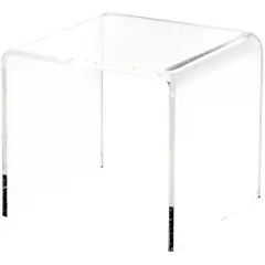Plymor Clear Acrylic Square Display Riser, 3" H x 3" W x 3" D (1/8" thick)