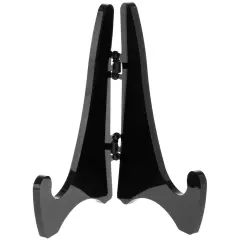 Plymor Black Acrylic Mini Adjustable Folding Display Easel, 2.875" H x 2.125" D