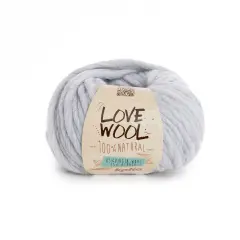 Katia Love Wool Premium Wool Alpaca Yarn Pearl light gray