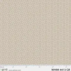 Grey Taupe Whimsy Optic 44"/45" Fabric Per Yard