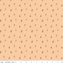 The Awe of Autumn Flower Toss Blush 43"/44" Fabric Per Yard