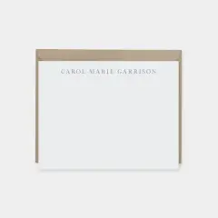 Classic Monogram Note Cards V