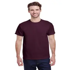 Gildan&reg; Heavy Cotton Short Sleeve T Shirt, Classic Crewneck Tee for Everyday Comfort and Style Russet