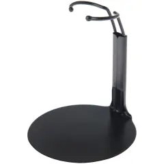 Plymor DSP-30B Black Adjustable Action Figure Stand, fits 6 and 6.5 inch Action Figures, Waist is 1.25" - 1.5" wide, 3.25" - 4" around
